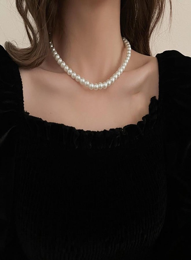 Peutlhomy Pearl Layered Necklaces for Women - Multi-Strand & Bridal Choker Necklace for Wedding Party Jewelry - Image 3